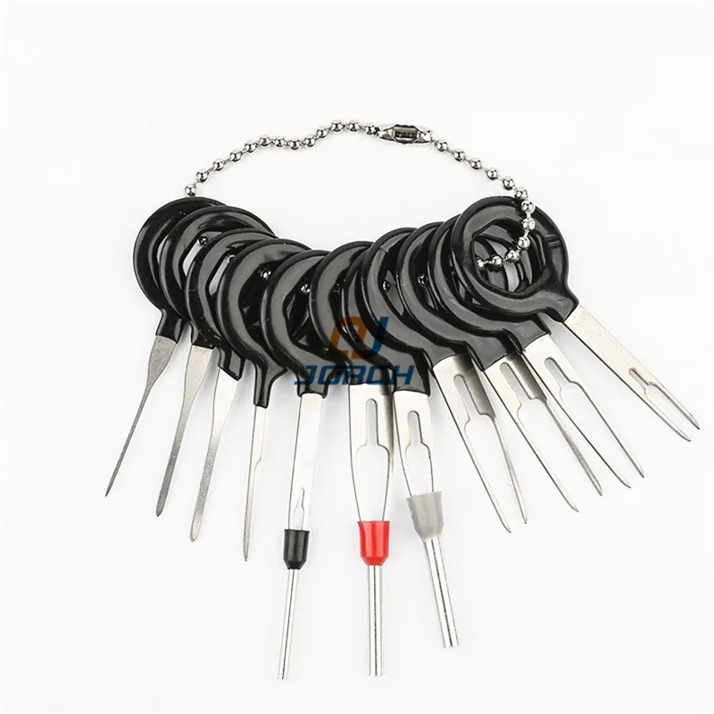 New 11pcs Auto Terminal Removal Tool Car Plug Wire Harness Terminal Extraction Pick Connector Crimp Pin Back Needle Remove Tool
