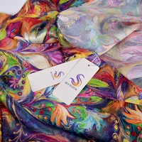 [BYSIFA] New Luxury Pure Silk Scarf Shawl Women Spring Autumn Long Scarves Ladies Brand 100% Silk Neck Scarf Foulard 175*52cm - Image 6