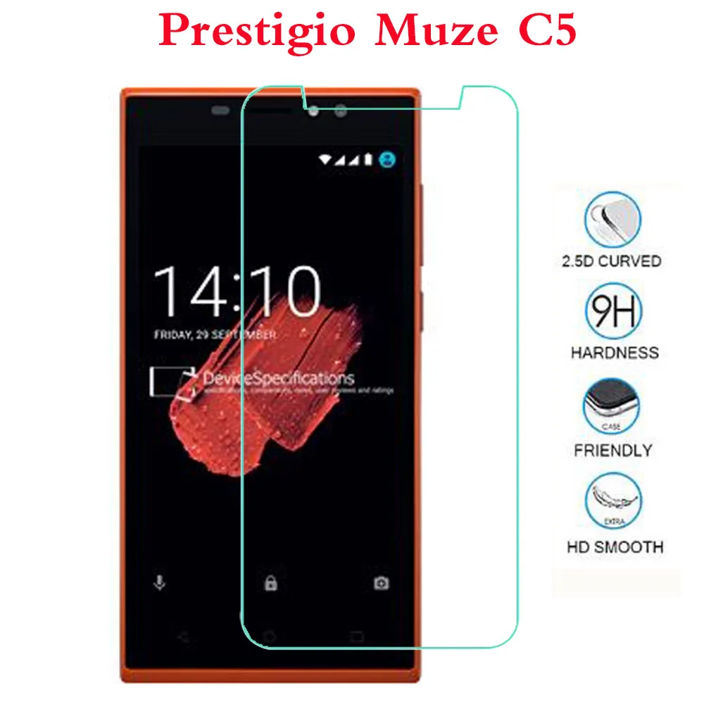 Tempered Glass For Prestigio Grace Q5 Screen Protector Film For Prestigio Muze A5 C3 C5 Wize N3 NV3 NK3