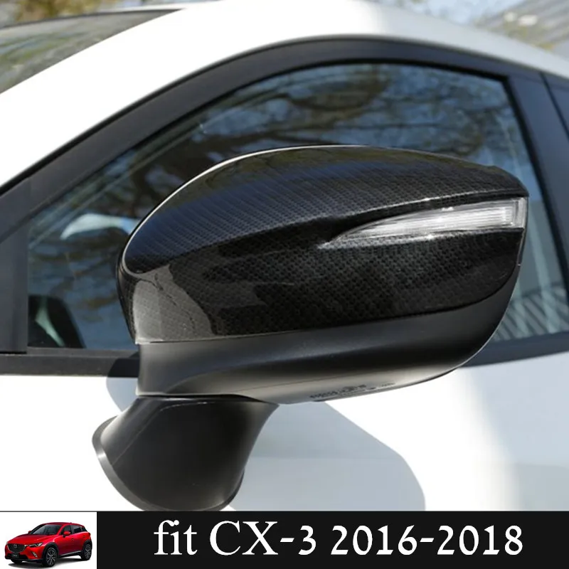 

Car Accessories CX-3 CX5 ABS Side Door Mirrors Rearview Cover For MAZDA CX-3 CX3 2016-2018