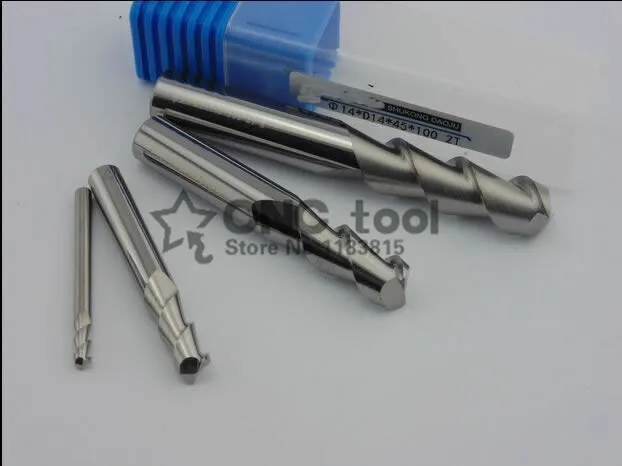 2 Flute 2F-12*12*30*75 CNC tool tungsten alloy milling cutter special flat aluminum alloy cutter aluminum alloy milling cutter