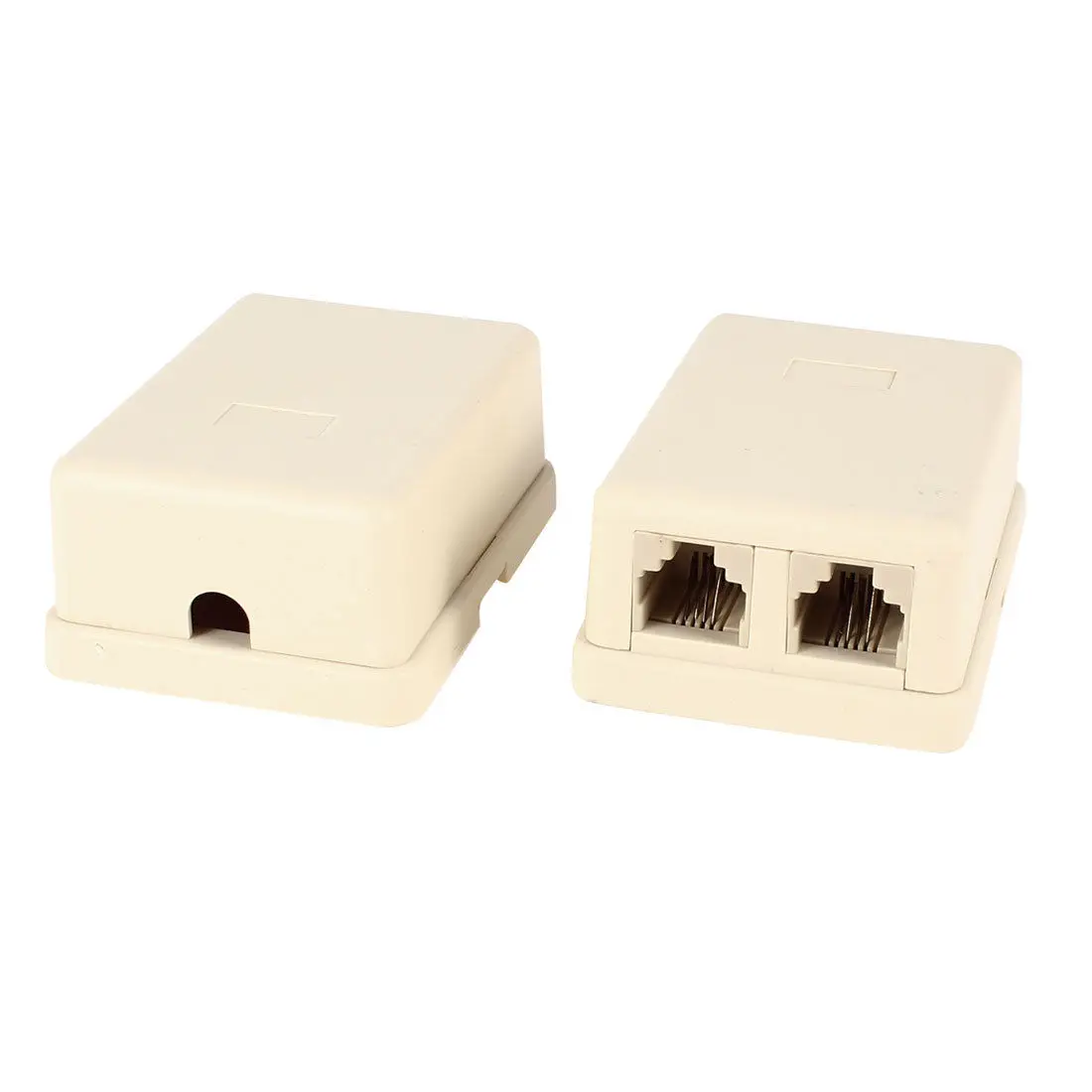 Free shippingRJ11 6P4C 2 Female Modular Telephone extension Inline Coupler Connector Adapter Free shipping Free shippingnew