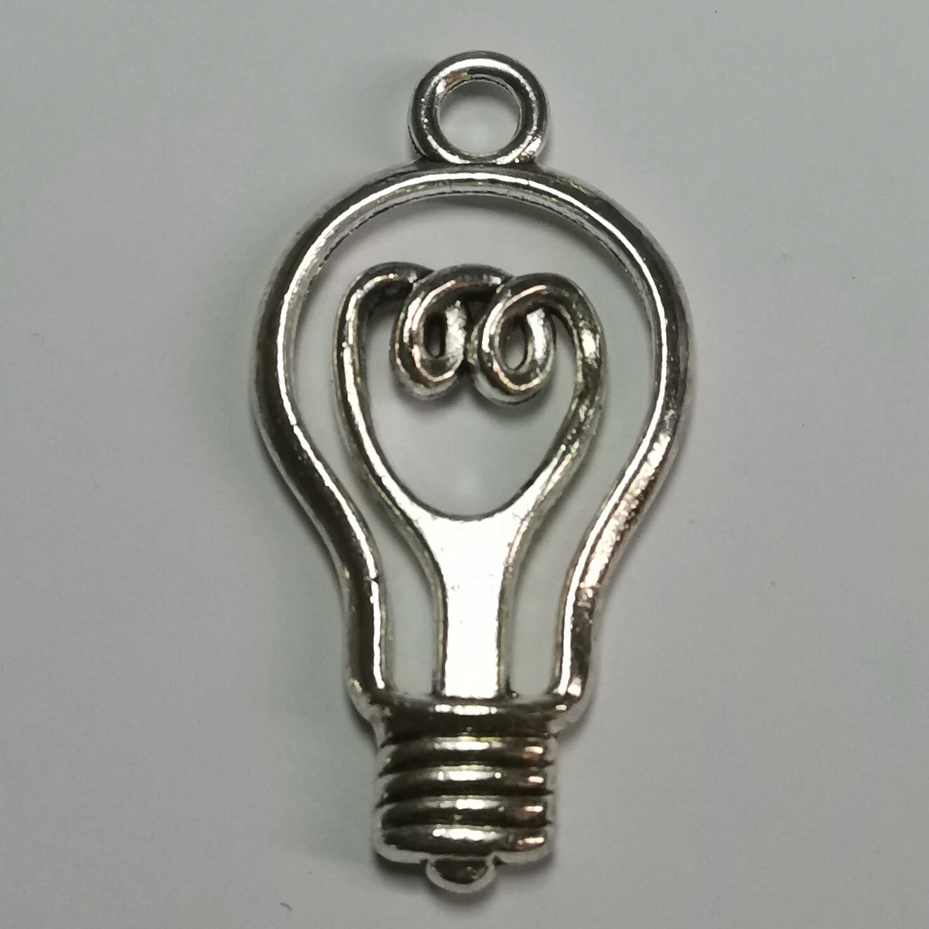 New 10 vintage style zinc alloy, 3D, incandescent lamp,bulb, 48* 24 pendant accessories jewelry accessories jewelry DIY handmade