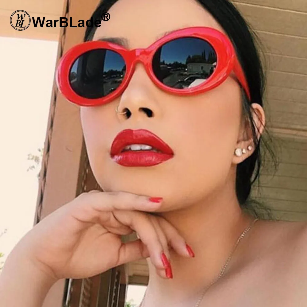 Goggles Kurt Coba Sunglasses Transparent Clear Lenses Glasses Vintage NIRVANE Oval Eyewear Fashion Classic Sun Glasses