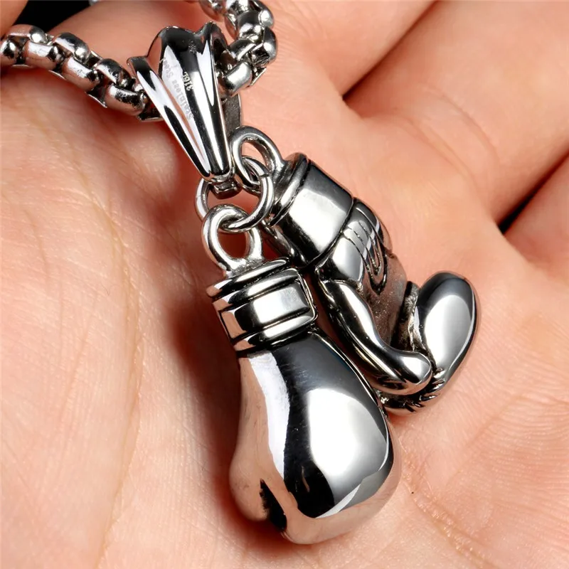 Stainless steel fitness  pendant Men pendant gift double knuckles titanium steel pendant