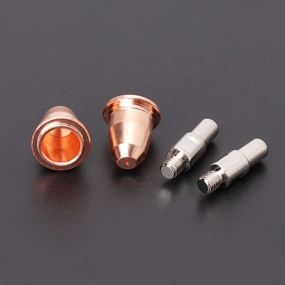 10Pcs / Set S45 Consumables Kit Electrode 0.8mm Nozzle Tip For Plasma Cutter Torch