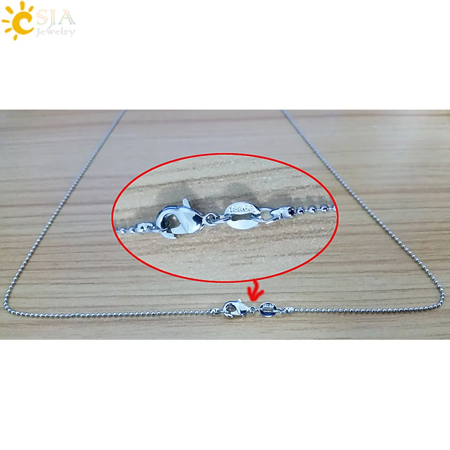 CSJA Lover Unisex Lovely Jump Frog Animal Pendant Necklace for Men Women Gem Crystal Quartz Lucky Natural Stone Jewellery E230
