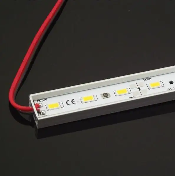 0.5m LED Rigid String Bar 36LED 5630/5730 DC12V LED Hard Strip Cold /warm /Blue/Green/Red Bar Light + U Aluminium profile