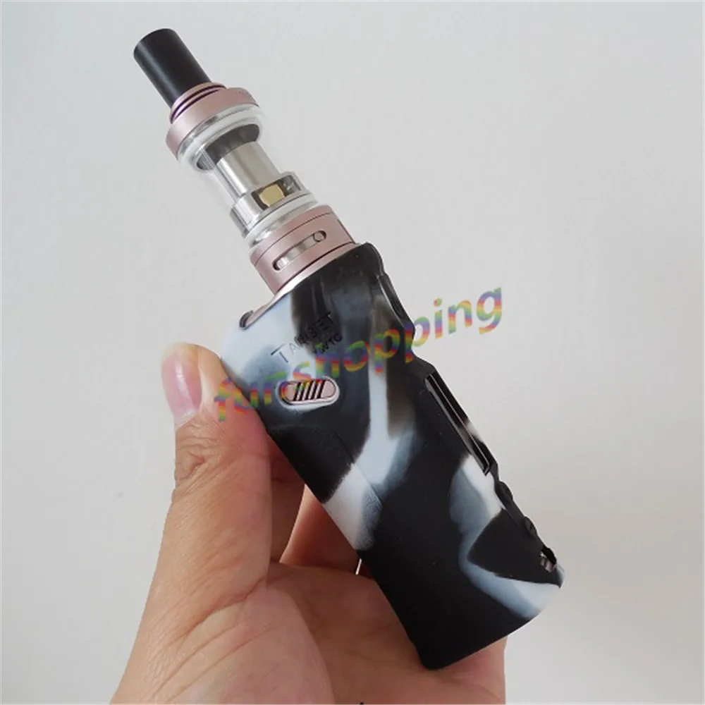 Colore di alta qualità casuale per Target 75 W TC Box Mod custodia in silicone/manica/pelle/copertura/adesivo per Vaporesso Target 75 W Box Mod