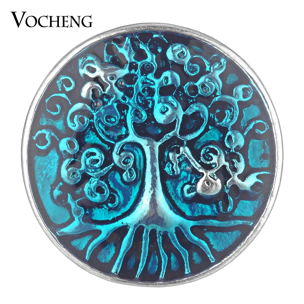 Vocheng – bijoux avec bouton arbre généalogique, 4 couleurs, 18mm, Vn-1773