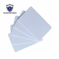 blank white 13.56mhz iso 14443a sublimation printable pvc rfid 1k card -50pcs