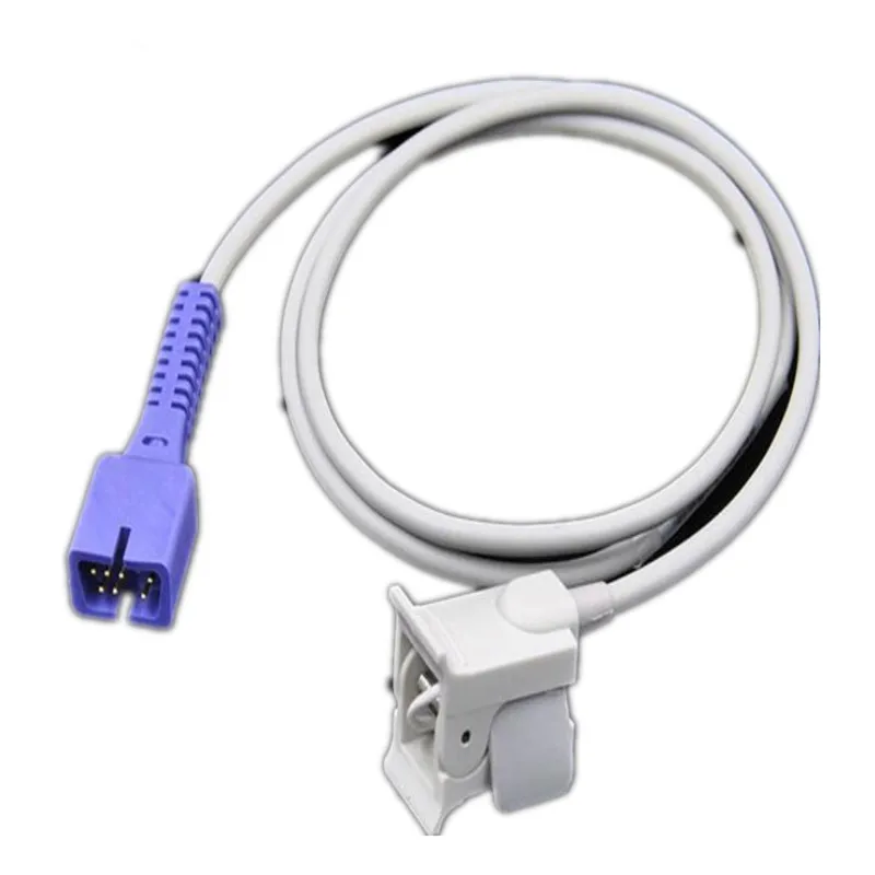 

Free Shipping Compatibe for Nellcor DB7 Pin Pediatric FingerClip Spo2 Sensor ,Pulse Oximeter Probe,Spo2 Adapter Cable TPU 1M