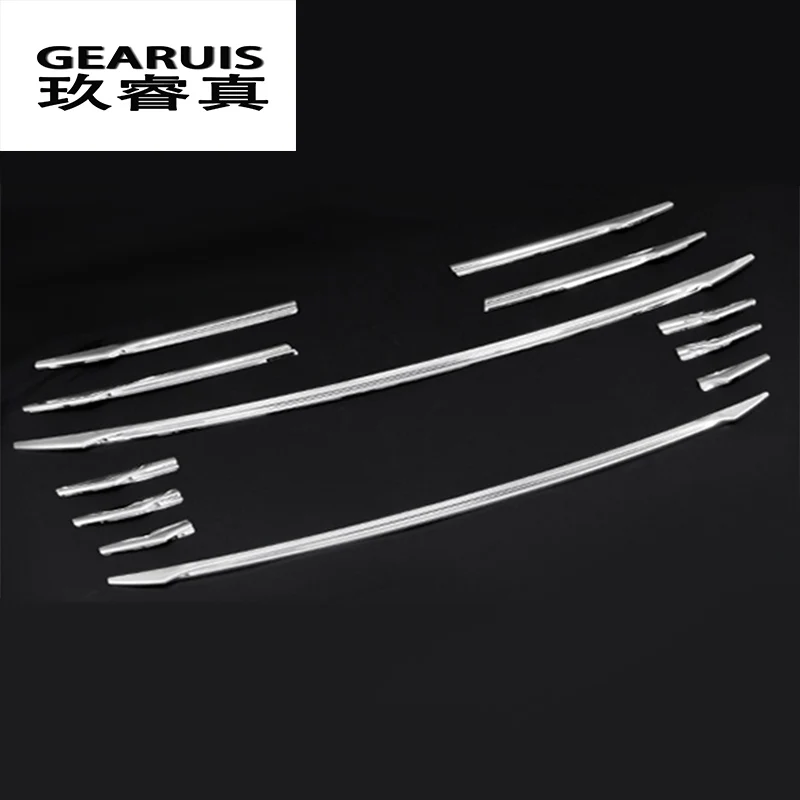 For Audi A3 8v Sedan Car Front Air Grille Cover Trim Strips Exterior auto Accessories Stainless Steel Decoration Sequin styling