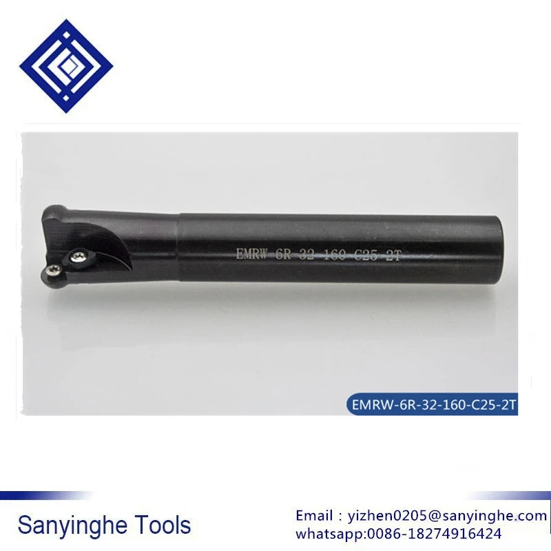 Match inserts SPMT120408 High quality EMRW-6R round dowel end mill holder cnc lathe tool