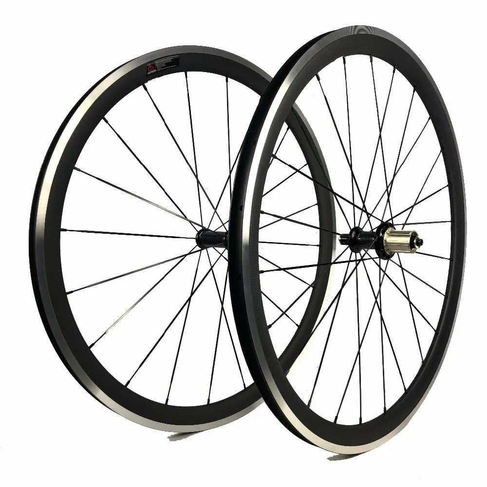 Customers Best Responses/Reviews 700C 38mm Clincher Carbon Road Bike Wheelsets 23mm With Taiwan Novatec/Powerway Hub 20-24 Holes