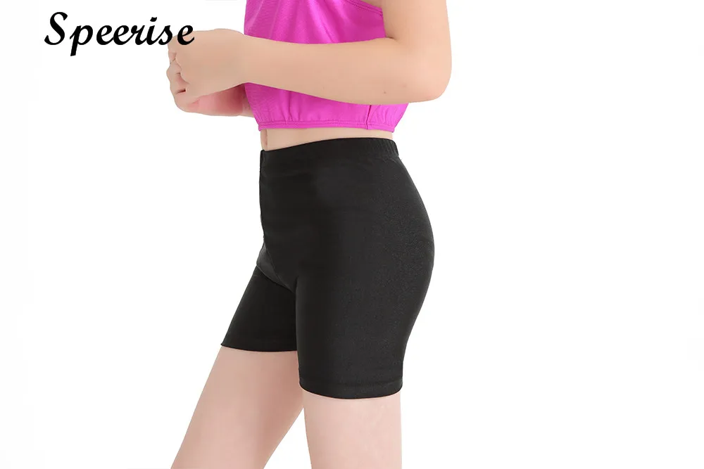 Speerise Children Ballet Shorts Girls Jazz Gymnastic  Spandex Dance Shorts Hot Boy Dance for Dancewear
