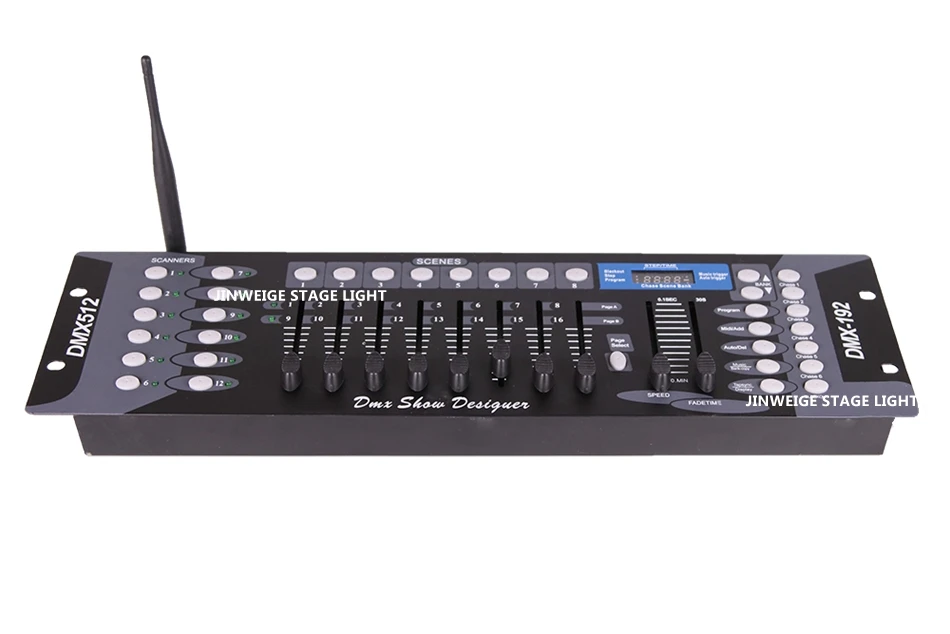 Free Shipping 192 Channel Wireless DMX Controller Stage Lighting Equipment Console for LED Par Moving Head Spotlights D