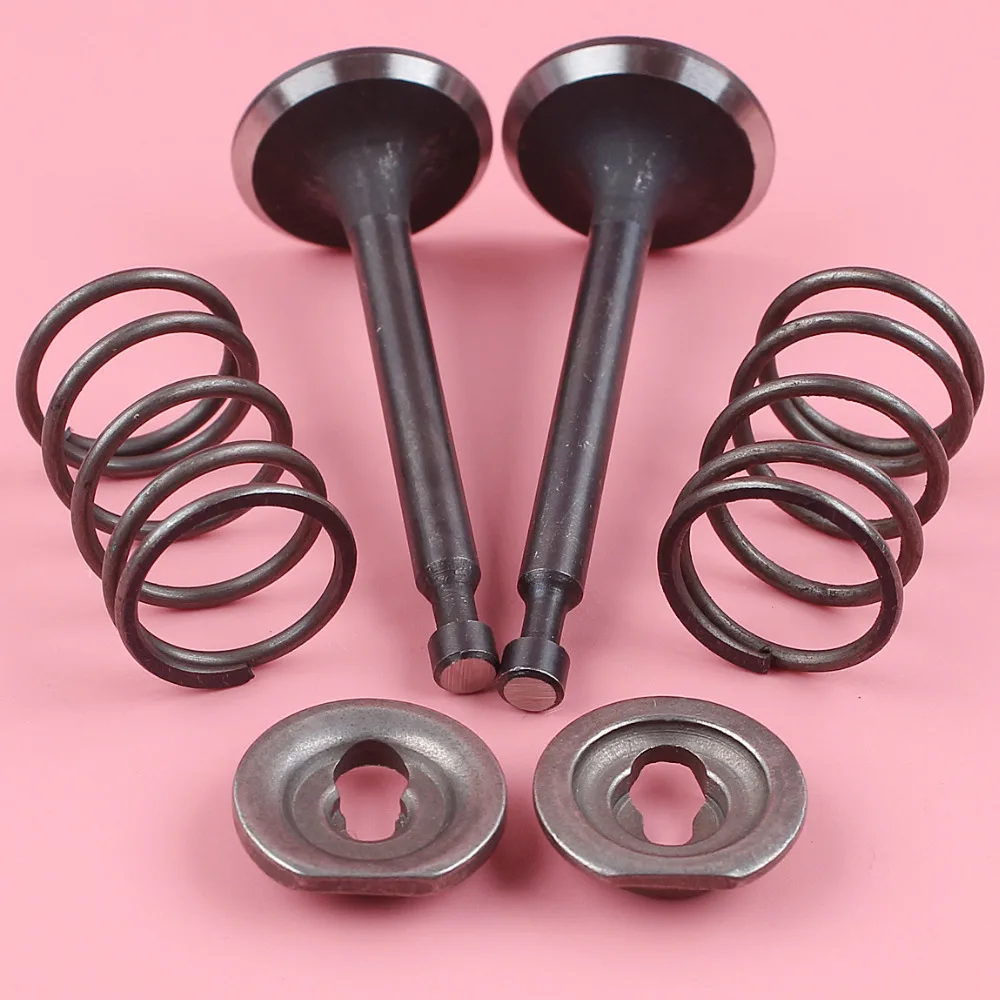 Intake Exhaust Valve Retainer Spring Set For Honda GX160 GX200 5.5HP 6.5HP Trimmer Brush Cutter Engine Motor Parts