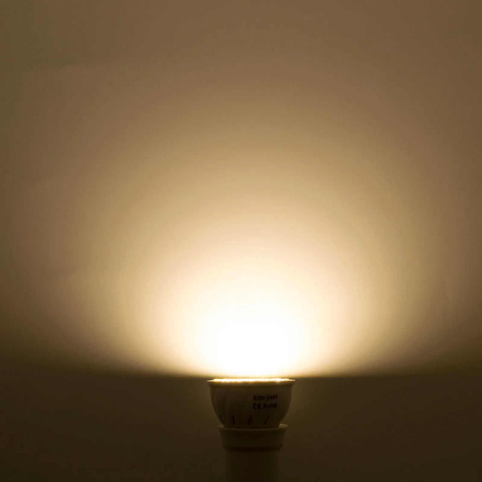 Foco LED GU10 E27 2835SMD, 4W, 5W, 6W, 110V, 220V, 48Led, 60LED, 80LED