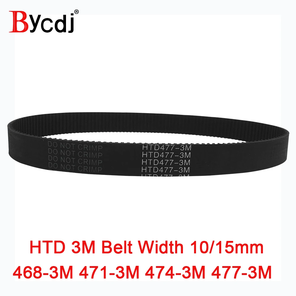 Arc HTD 3M Timing belt C=468 471 474 477 width 6-25mm Teeth156 157 158 159  HTD3M synchronous pulley 468-3M 471-3M 474-3M 477-3M