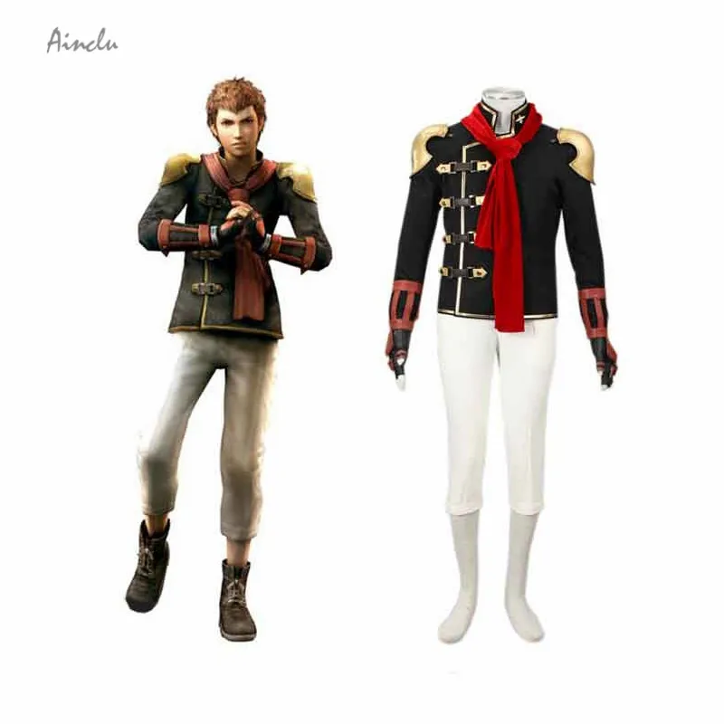 

Ainclu Free Shipping New Final Fantasy Type-0 Suzaku Peristylium Class Zero NO.8 Eight Cosplay Brand Costumes