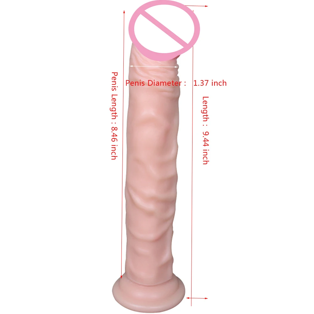 Big Anal Dildo Length 24cm,Width 3.5cm Silicone Soft Penis dildo Adult Sex Products for Women masturbation toys sex products