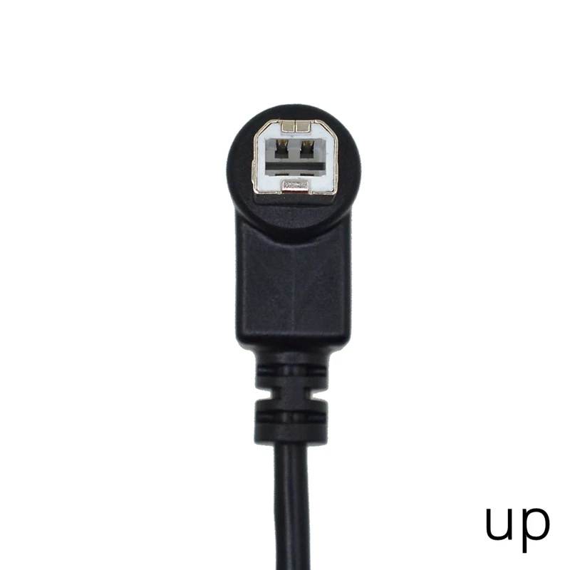USB 2.0 Cable Type B-Nam extension cord Nam cho nữ BM Tốc Độ cao Máy In/Scanner Cáp 90 270 Trái Phải Up Down góc
