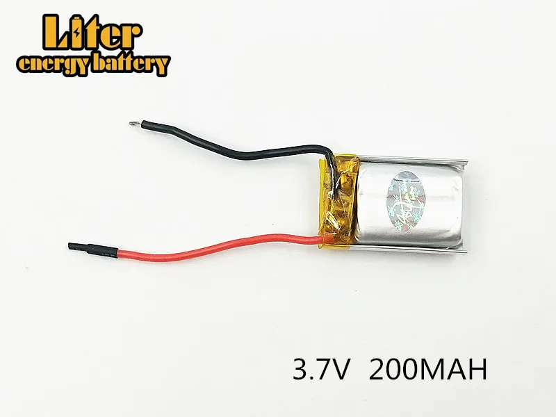 3.7 V 200 mAh Lipo แบตเตอรี่ Syma S107G เครื่องบิน Linda เครื่องบินหกแกน X900 X901 701723 lipo 3.7 v lipo แบตเตอรี่