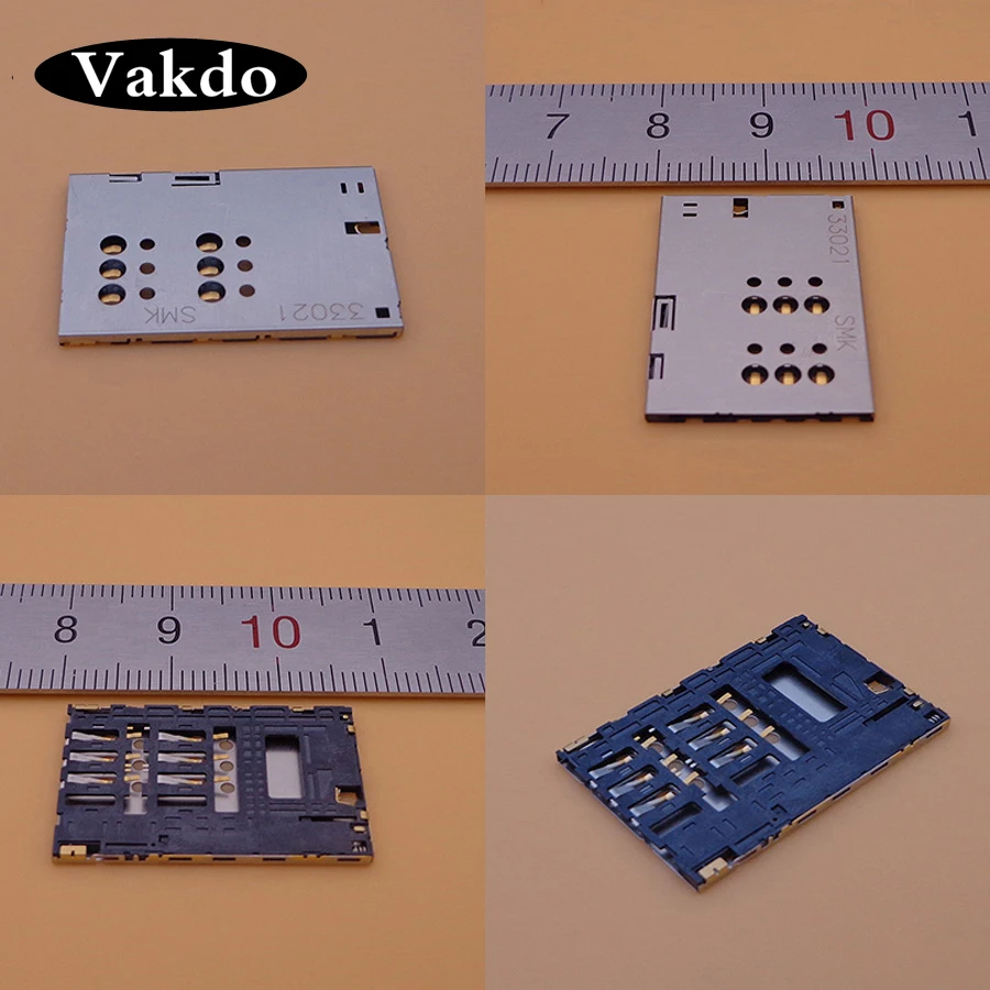 1Pc for Sony Ericsson X5 U ST25 I P1 T9200 U9200 X2-02 ST25i X5 Sim Card Reader Socket Holder Tray Slot Replacement repair parts