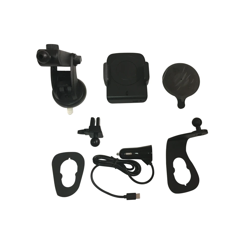 

J326 wireless Car phone holder clip phone With 3 brackets air outlet bracket central glass bracket Wrangler jk lantsun