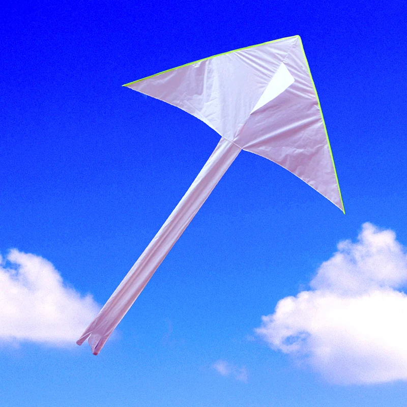 

Free shipping 200cm large diy kite 5pcs/lot children white kite flying wholesale kites nylon ripstop fabric diamond kites koi