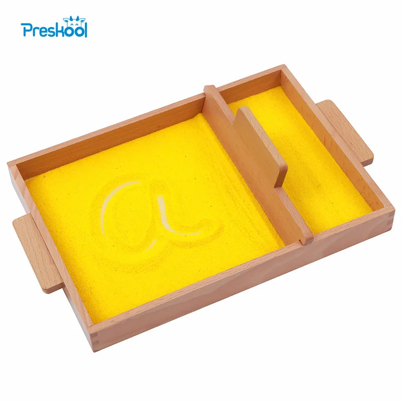 

Baby Toy Montessori Sand Tray Early Childhood Education Preschool Training Learning Toys