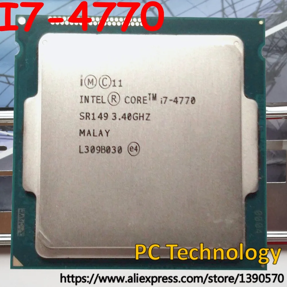 

Original Intel CORE I7 4770 3.40GHz 8M LGA1150 84W I7-4770 desktop processor Quad Core CPU Free shipping ship out within 1 day