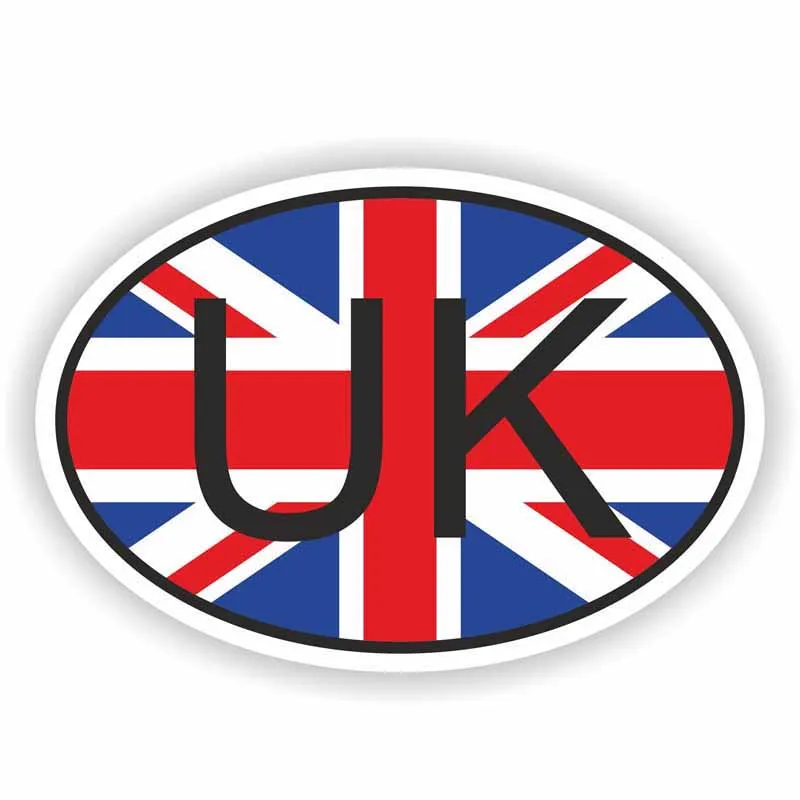 YJZT 14.2CM*9.5CM Creative UK UNITED KINGDOM Flag Car Sticker PVC Decal Accessories 6-0248