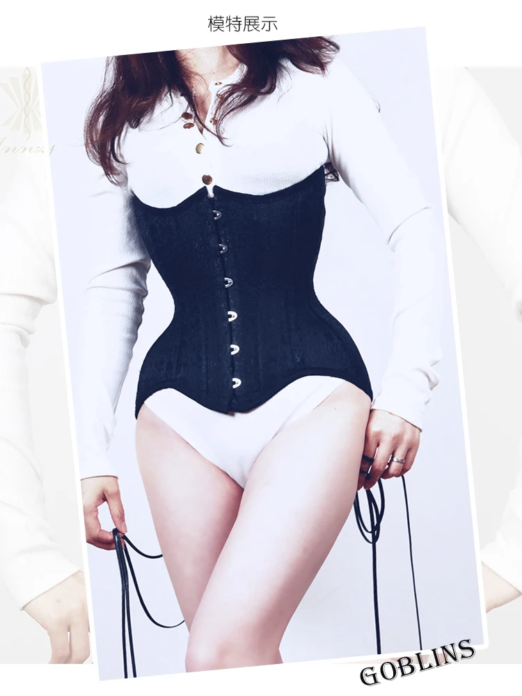 Annzley Corset  Perfect Model For Waist Slimming Fast Slim Waist 4-8 Inches Double Steel Boned Underbust Korsett