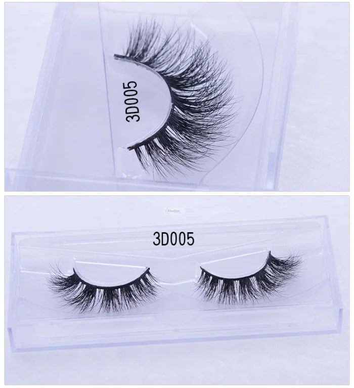 1 pair mink eyelash 3d Eyelashes Full Strip False eye Lashes hand made extension makeup accessories