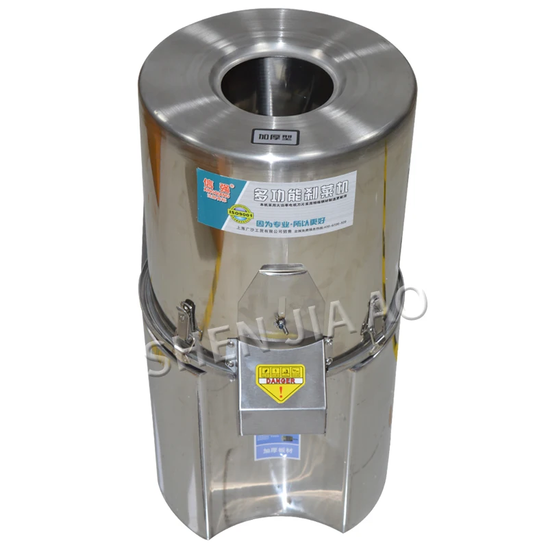 Mezclador de verduras multifunción, cortadora eléctrica de acero inoxidable, 100-200 KG/H, cortadora de verduras, 1 ud.