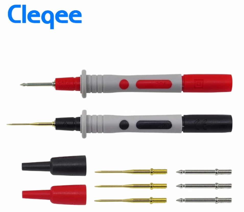 NEW Cleqee P1600A Test Lead kit Automotive Test Leads for multimeter Universal Multimeter test probe Alligator clip