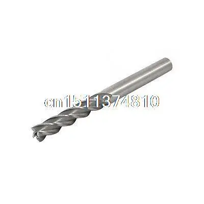 

HSS 1/4" Cutting Dia 1/4" mm Shank 4 Flutes Drill End Mill Cutter 68mm Long