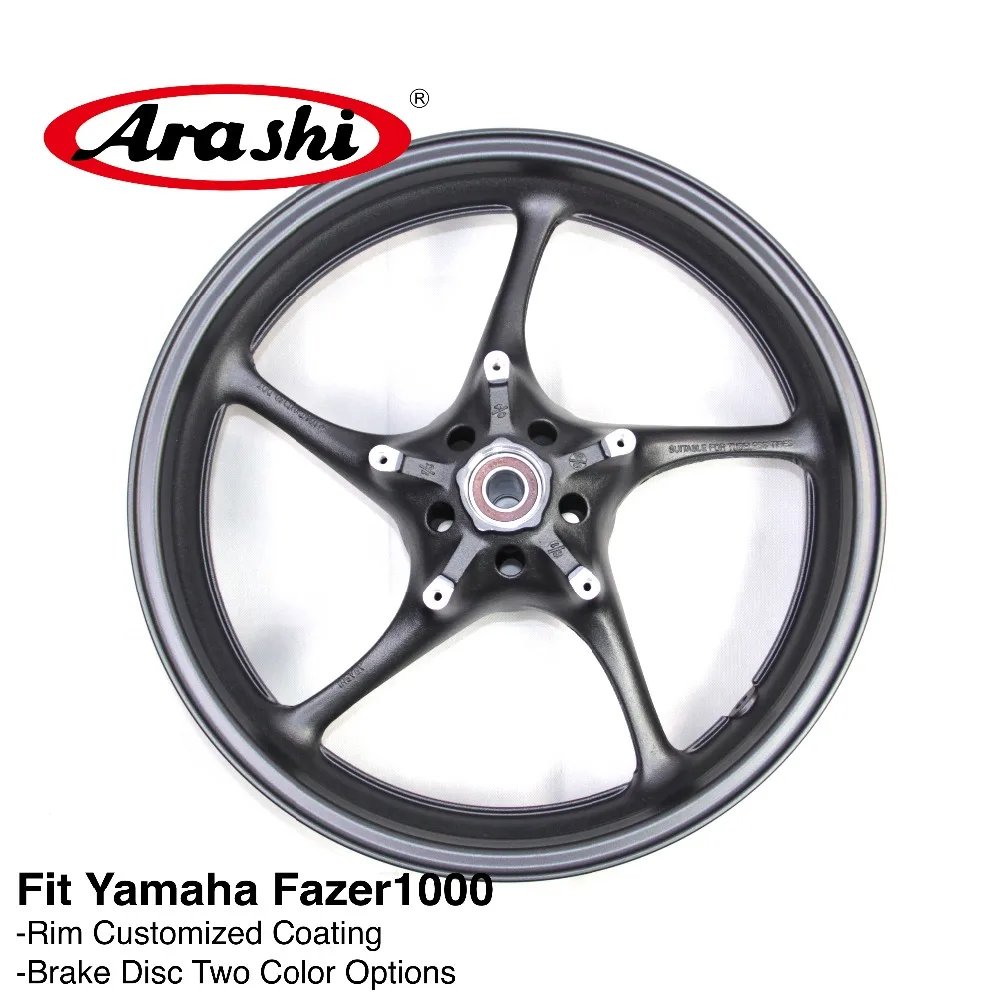 

Arashi YZF FZ1 06-09 обод передних колес для YAMAHA YZF-FZ1 FZ1000 Fazer 1000 2006-2009 2007 2008 2009 матовый черный YZF R1 R6