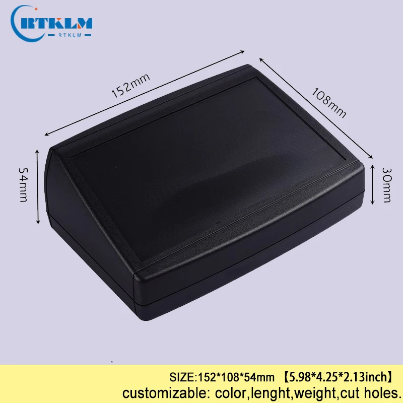 Small Plastic enclosure 152*108*54mm plastic electronics project box abs junction box diy instrument case 5pcs/lot Desktop shell