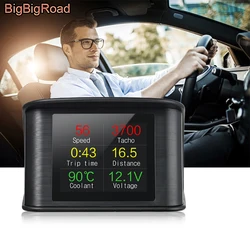 BigBigRoad For BMW 1 2 Series F20 F21 F22 X1 F48 F45 F46 i3 i8 E90 E39 Car Hud OBD 2 Speed Windscreen Projector Head Up Display