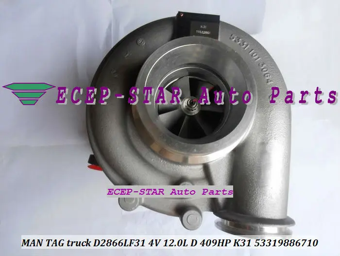 K31 6710 53319886710 53319706710 5331-988-6710 5331-970-6710 Turbo Turbine Turbocharger For MAN TAG truck D2866LF31 12.0L 409HP