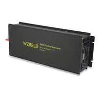3000W 48V 230V Pure Sine Wave Solar Power Inverter Power Bank Battery 12V/24V/36V/110 DC to 120V/220V/240V AC Voltage Converter
