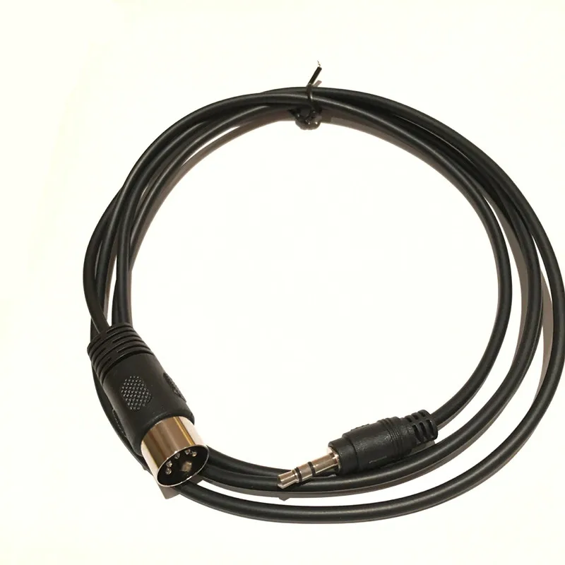 5 pinowy wtyk Din do 3.5mm złącze Stereo wtyczka Audio kabel 0.5m 1.5m