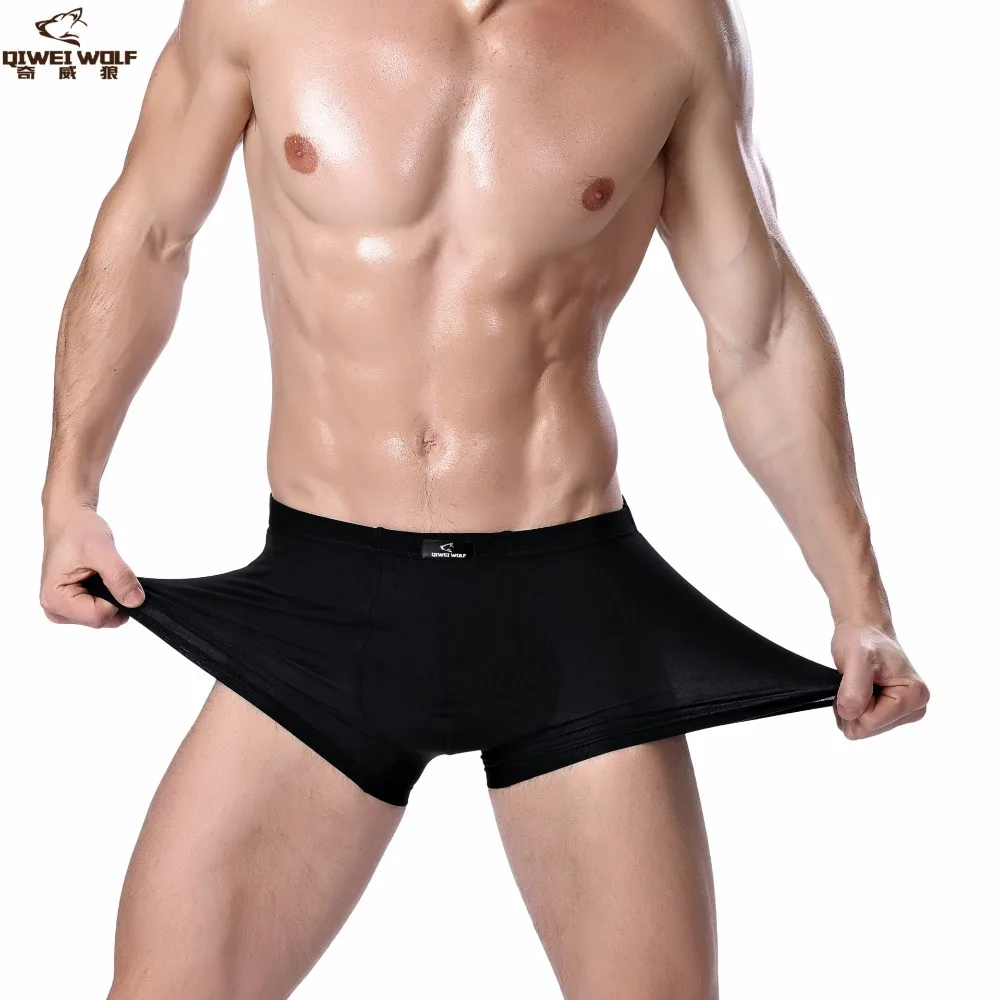 4Pcs/Lot Brand Mens Underwear Boxers Boxershorts Men's Sexy Underpants For Men Panties Shorts cueca boxer homme cuecas XXL XXXL