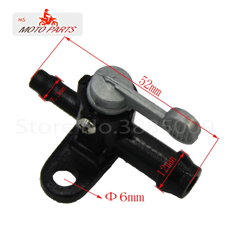 Gas Petrol Fuel Tap Petcock Switch Valve For PW50 PW 50 Y-ZINGER PY50 PY Pit Dirt Bike ATV Quad Go Kart Buggy Motorcycle