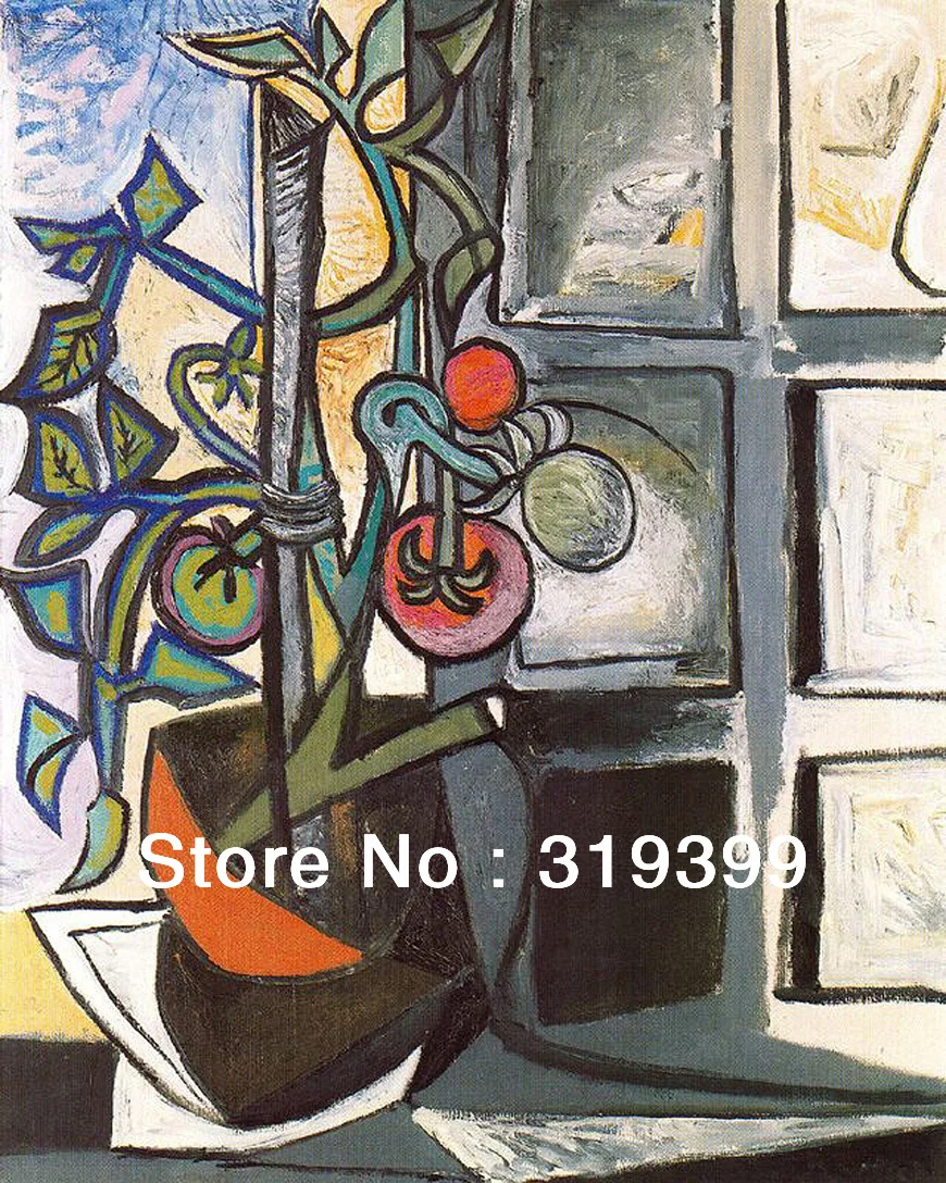 

Oil Painting Reproduction on Canvas,tomato-plant-1944 by pable picasso ,Museum Quality,Fast Free Shiping, handmade