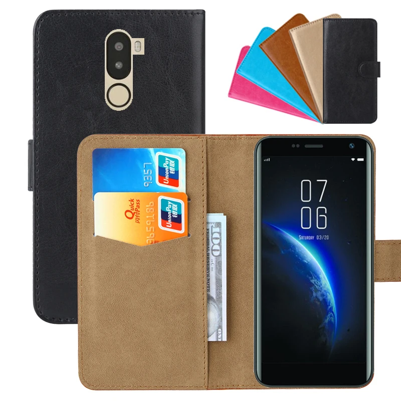 Luxury Wallet Case For DEXP GS150 PU Leather Retro Flip Cover Magnetic Fashion Cases Strap