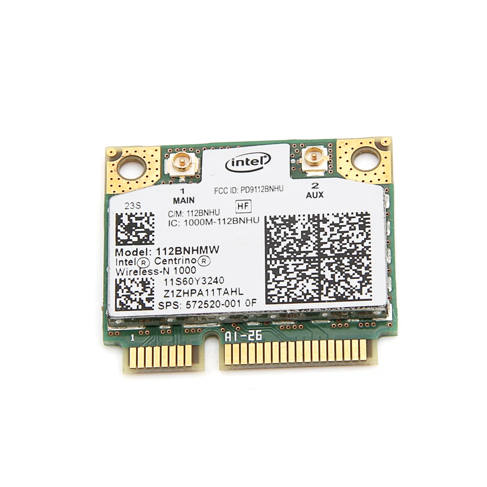 For Lenovo Intel Wireless-N 1000 112BNHMW 300Mbps Wifi Mini PCIe Card 802.11b/g/n 60Y3240 for IBM Thinkpad L410 L510 SL510 X201